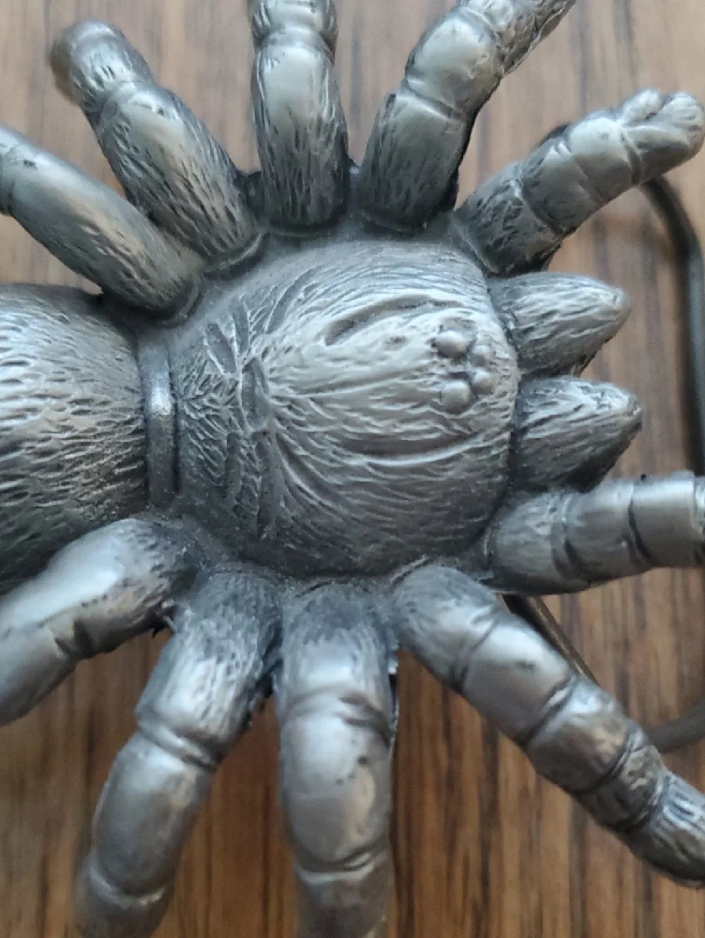 Metal 3D Tarantula Spider Belt‎ Buckle - Gunmetal Gray